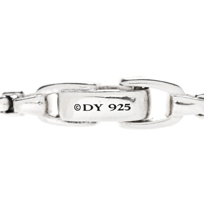 David Yurman Sterling Silver 2.7mm Box Chain Bracelet 3 of 3