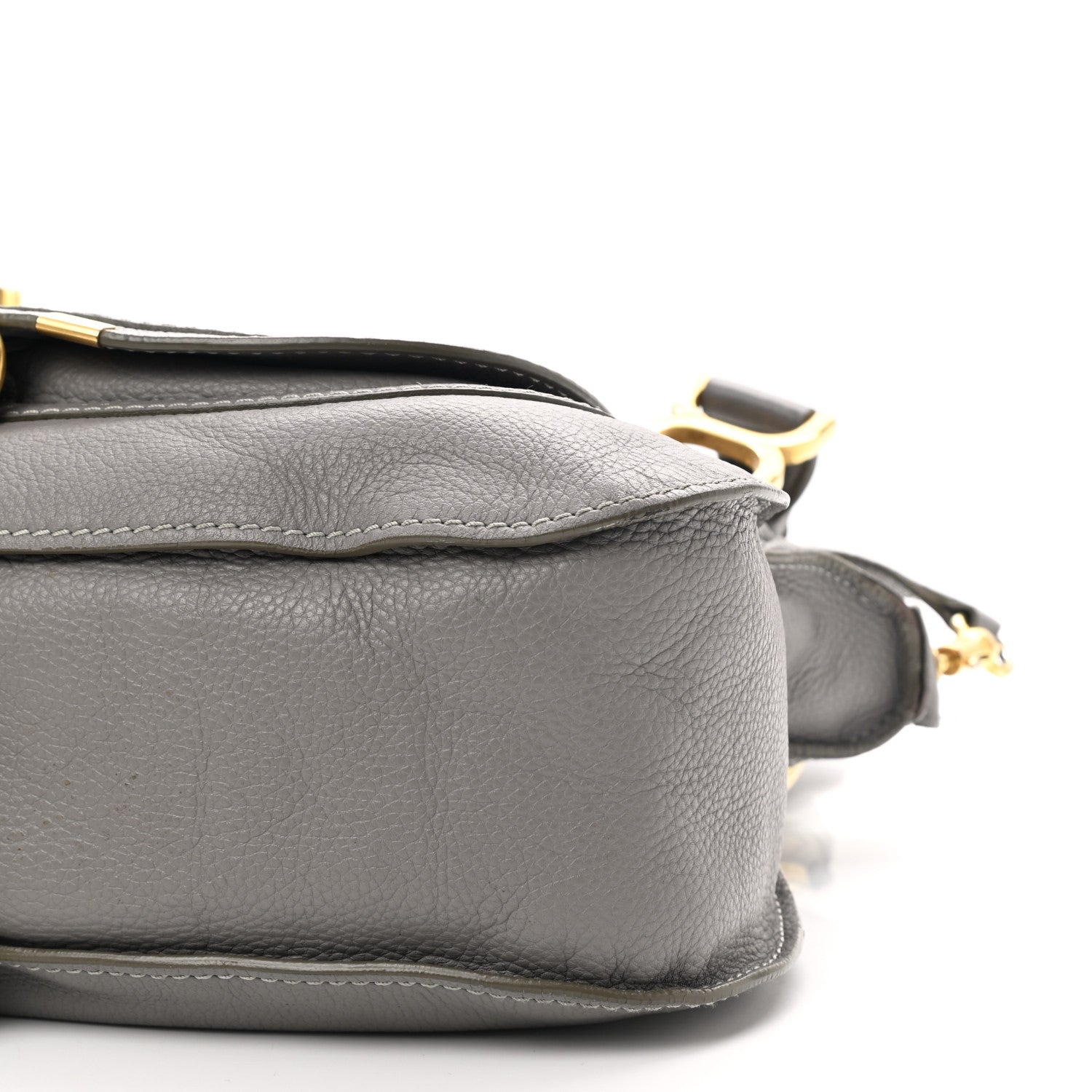 Chloe Calfskin Medium Marcie Satchel Cashmere Grey 9 of 15