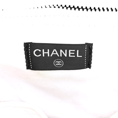 Chanel Terry Cotton Resin Chain Fizzy Hobo Blue White 7 of 12