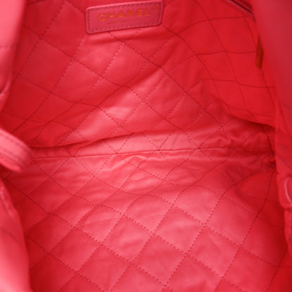 Chanel Shiny Calfskin Quilted Small Chanel 22 Coral Pink 5 of 11