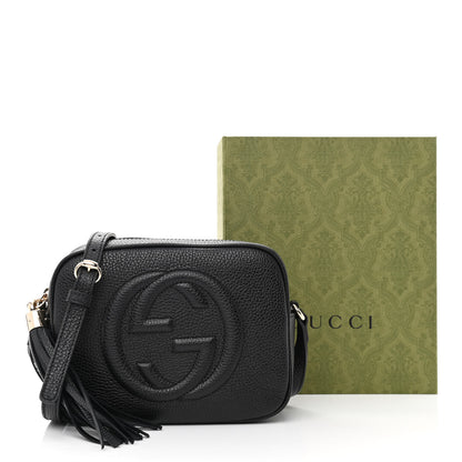 Gucci Pebbled Calfskin Small Soho Disco Bag Black 11 of 11