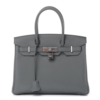 Hermes Togo Birkin 30 Vert Amande 1 of 29