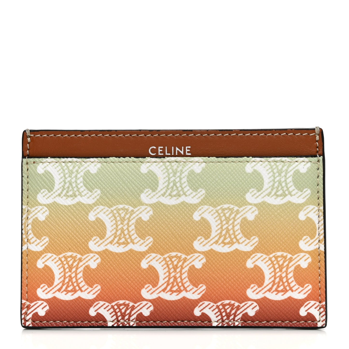 Triomphe Canvas Card Holder Multicolor