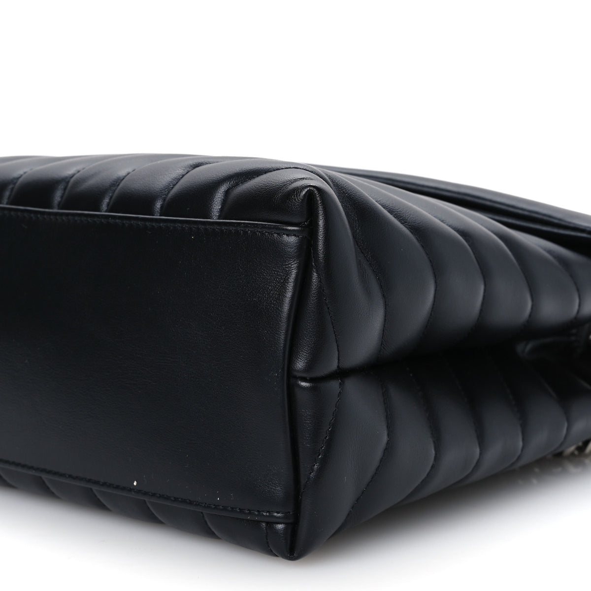Saint Laurent Calfskin Y Quilted Monogram Medium Loulou Chain Satchel Black 11 of 11