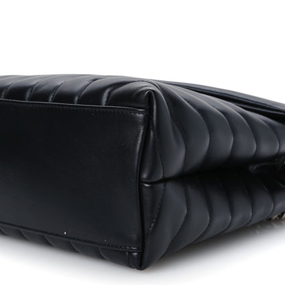 Saint Laurent Calfskin Y Quilted Monogram Medium Loulou Chain Satchel Black 11 of 11