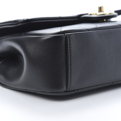 Chanel Lambskin Small Chain Handle Flap Bag Black 9 of 11