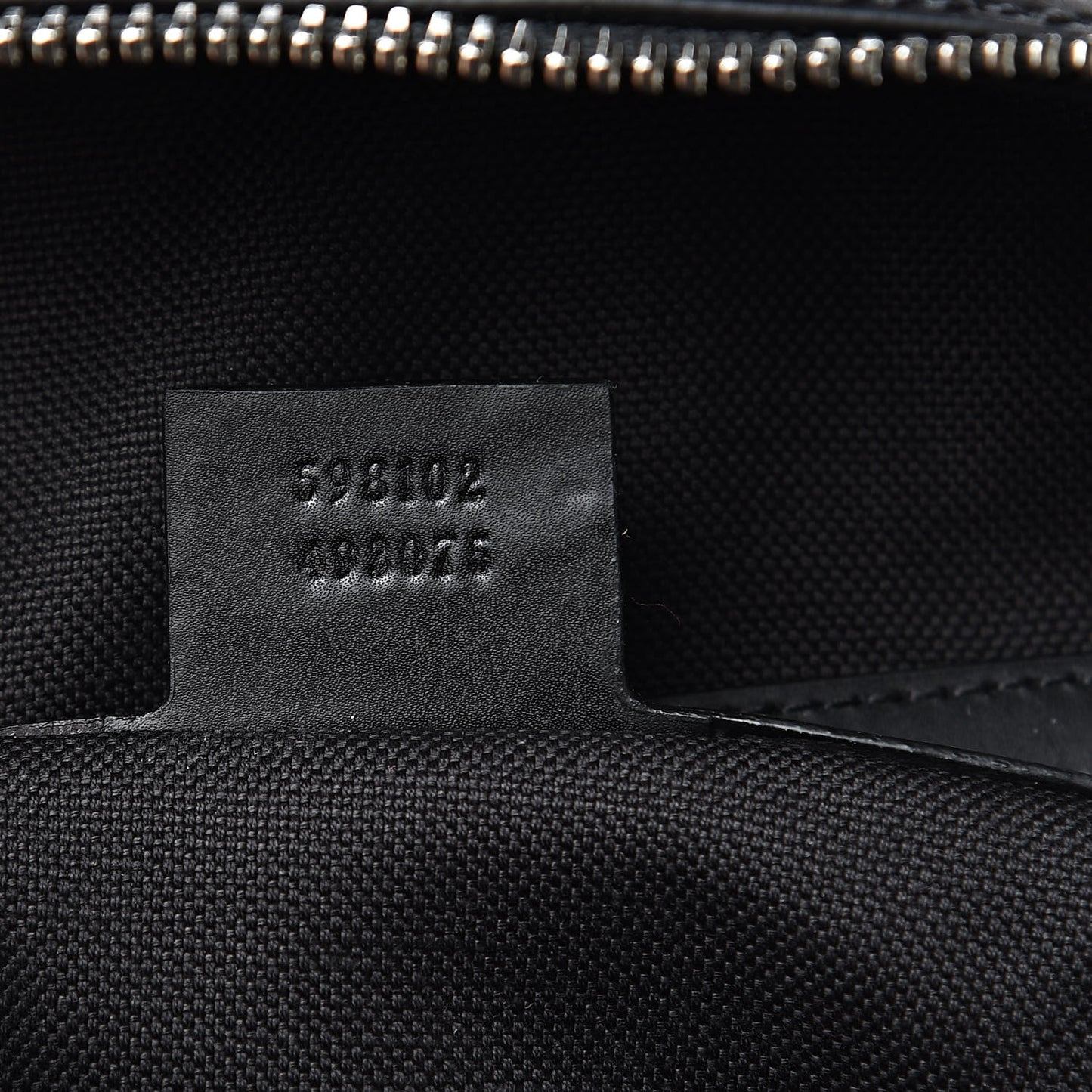 GG Supreme Monogram Appia Calfskin Web Small Day Backpack Black