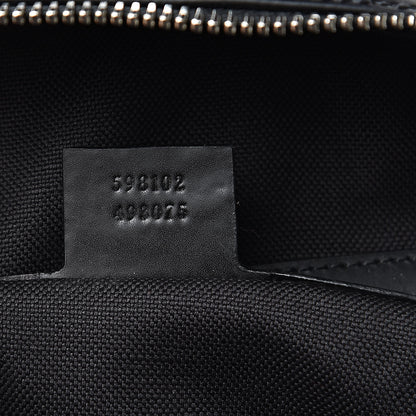 Gucci GG Supreme Monogram Appia Calfskin Web Small Day Backpack Black 8 of 10