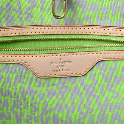 Louis Vuitton Monogram Graffiti Neverfull GM Green 5 of 10