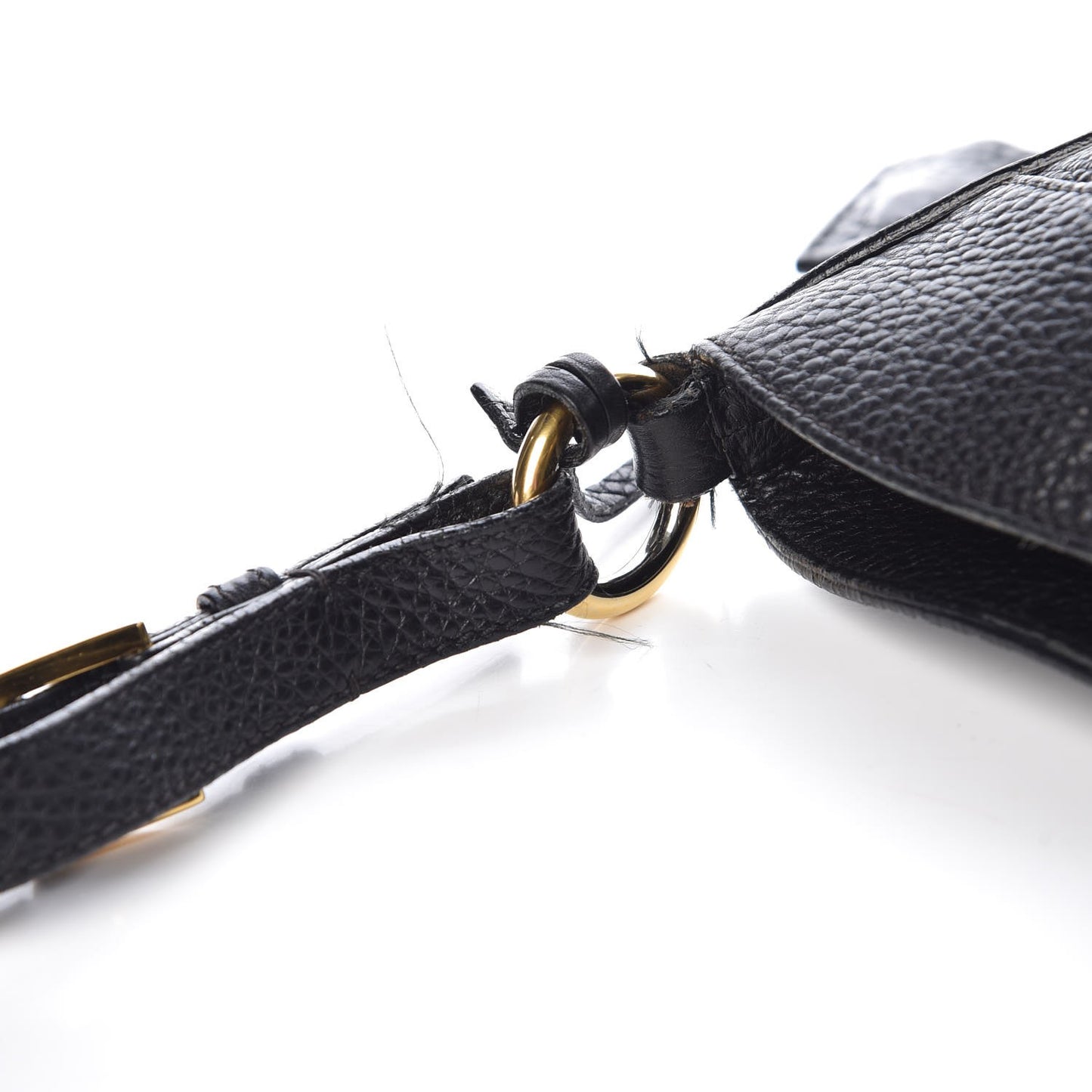 Vitello Daino Pushlock Hobo Black