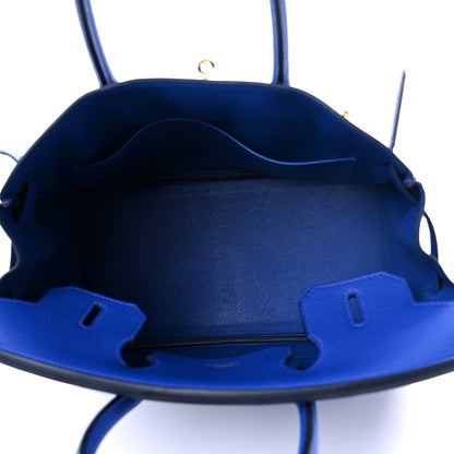 Hermes Togo Birkin 30 Bleu Royal 5 of 12
