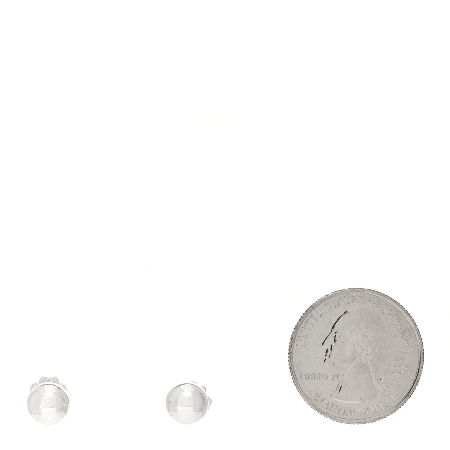 Sterling Silver 8mm HardWear Ball Earrings