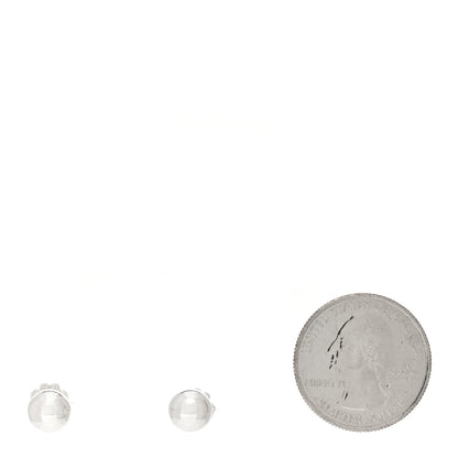 Tiffany Sterling Silver 8mm HardWear Ball Earrings 2 of 4