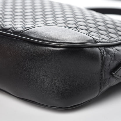 Gucci Microguccissima Mini Bree Messenger Bag Black 9 of 14