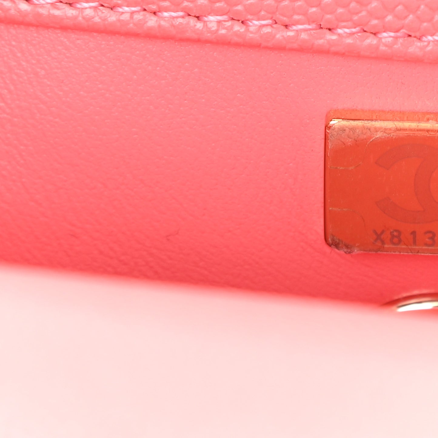 Caviar Quilted Mini Coco Handle Flap Pink