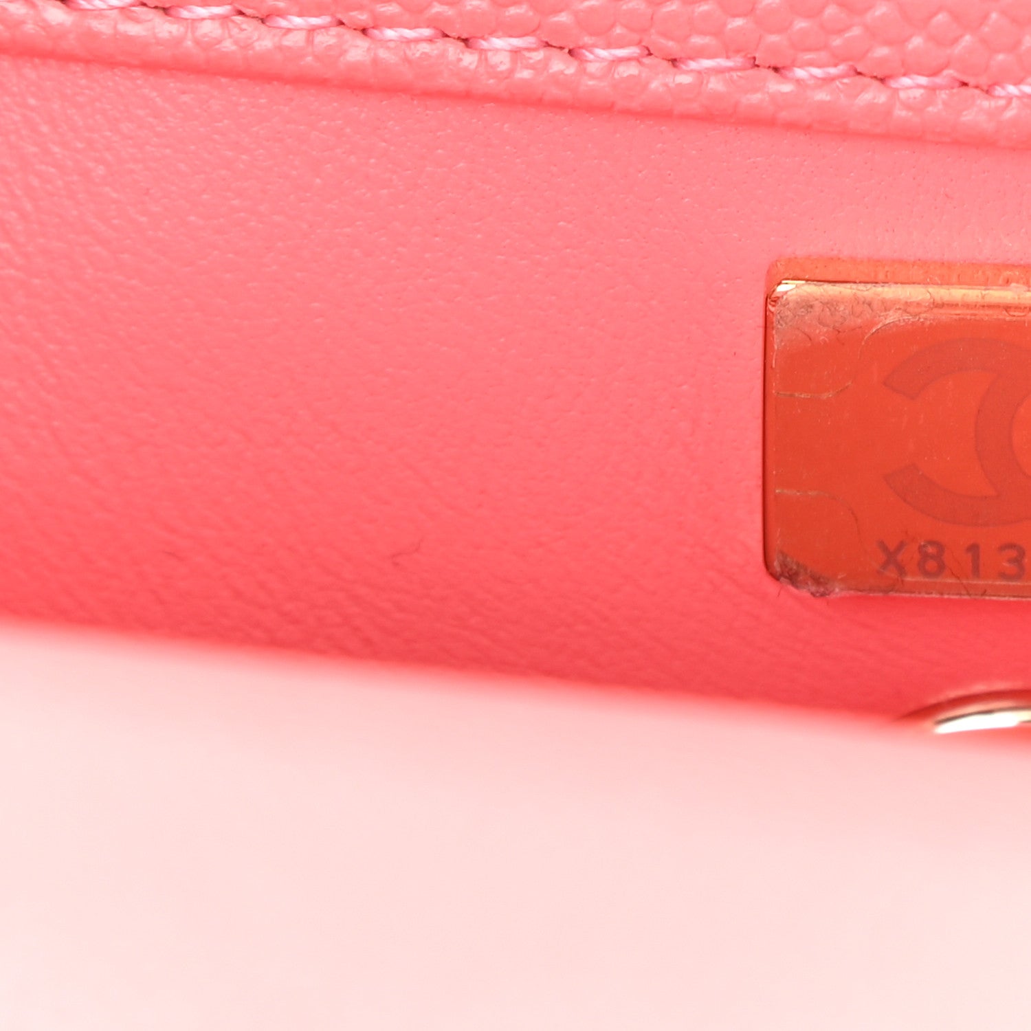 Chanel Caviar Quilted Mini Coco Handle Flap Pink 7 of 11
