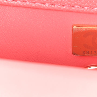 Chanel Caviar Quilted Mini Coco Handle Flap Pink 7 of 11