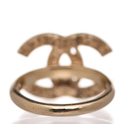 Chanel CC Logo Ring 6.25 Gold 3 of 4