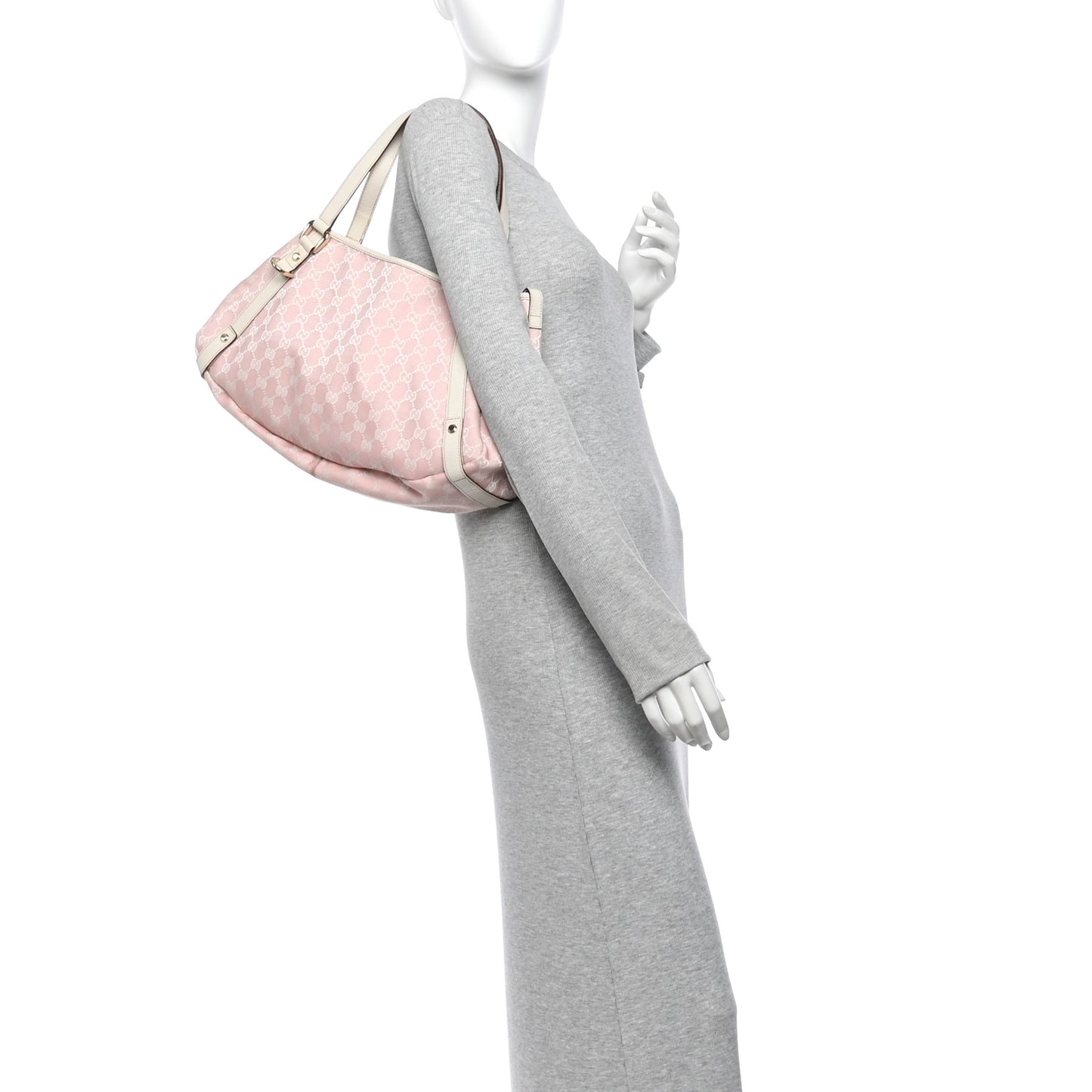 Monogram Medium Abbey Shoulder Bag Pink