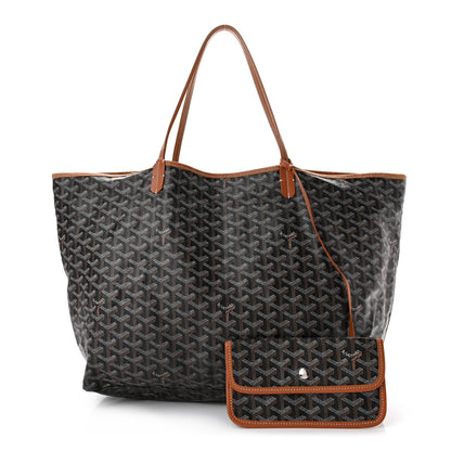Goyard Goyardine Saint Louis GM Black Gold 1 of 10