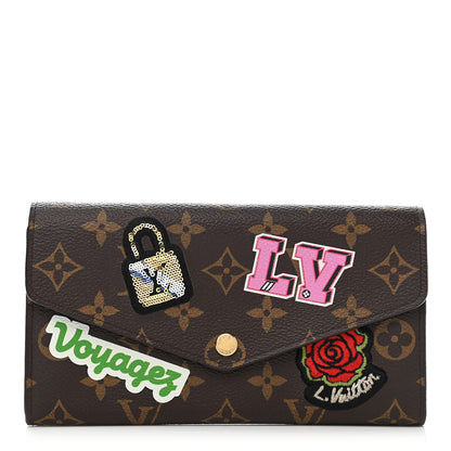 Louis Vuitton Monogram Travel Stickers Sarah Wallet 1 of 8