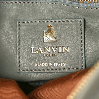 Lanvin Lambskin Quilted Studded Mini Sugar Shoulder Bag Water Blue 6 of 8