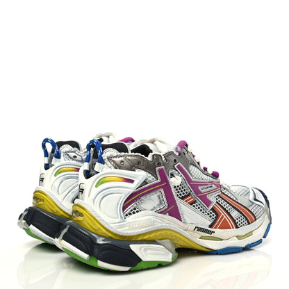 Balenciaga Mesh Rubber Mens Runner Sneakers 42 Multicolor 4 of 8