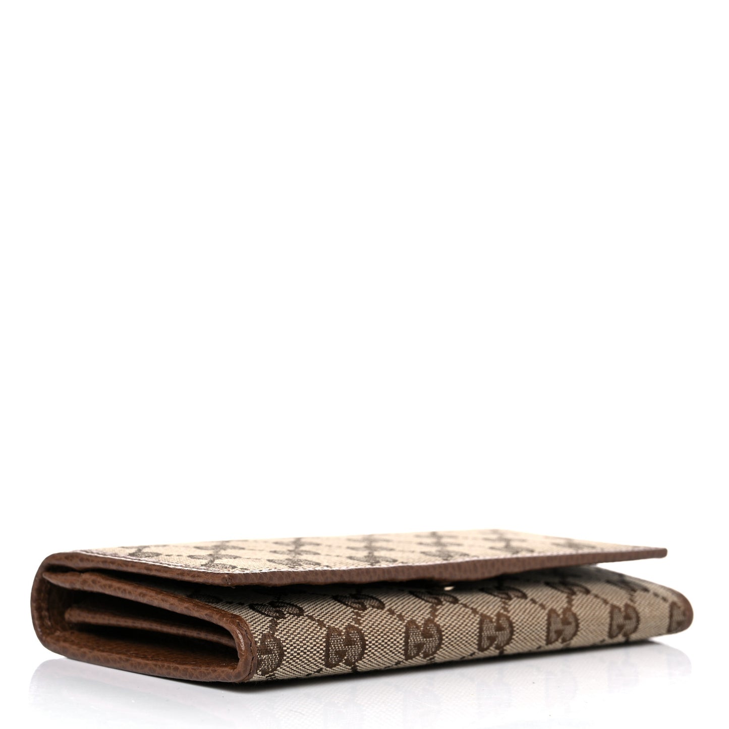 Monogram Continental Flap Wallet Brown