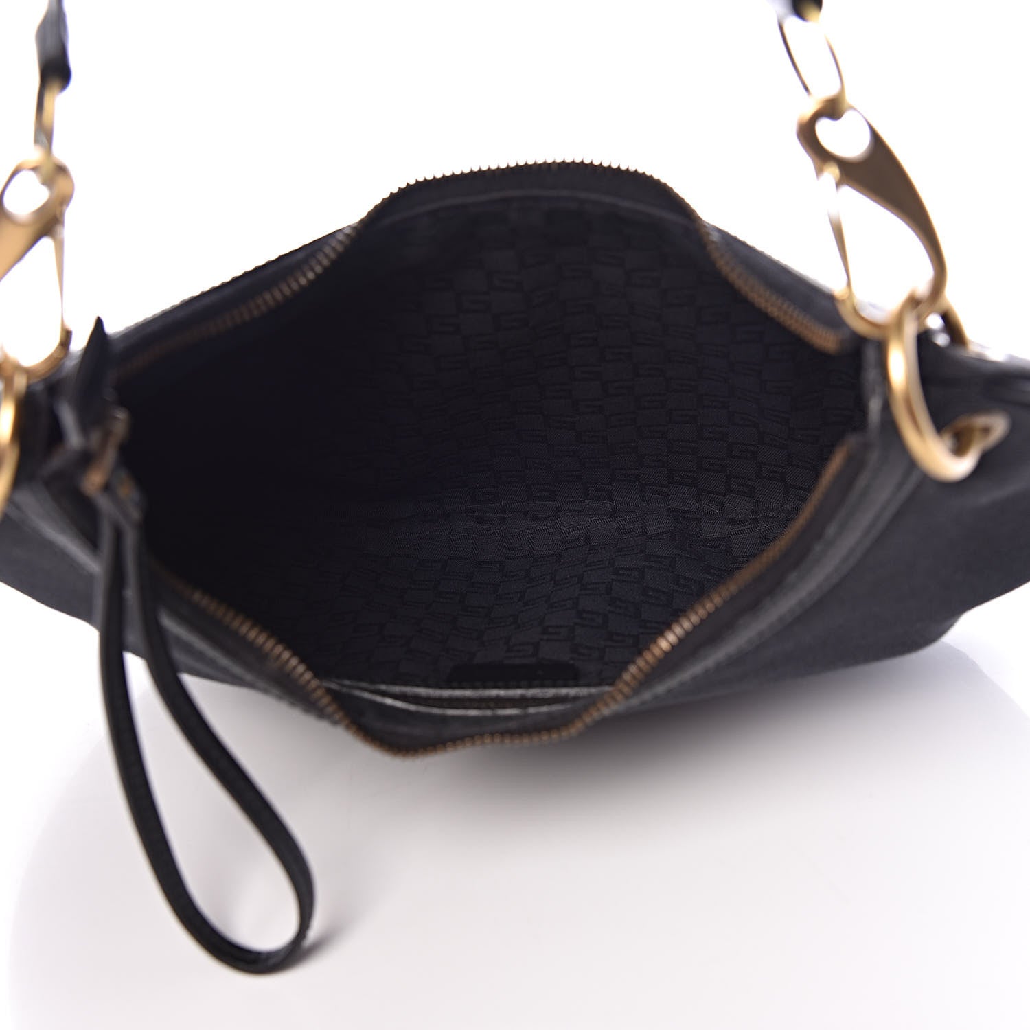 Gucci Canvas Web Hobo Black 5 of 12