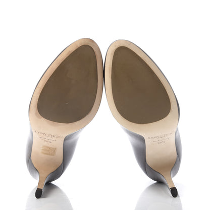 Jimmy Choo Grained Calfskin Mendez Ankle Boots 36.5 Light Quartz 5 of 9
