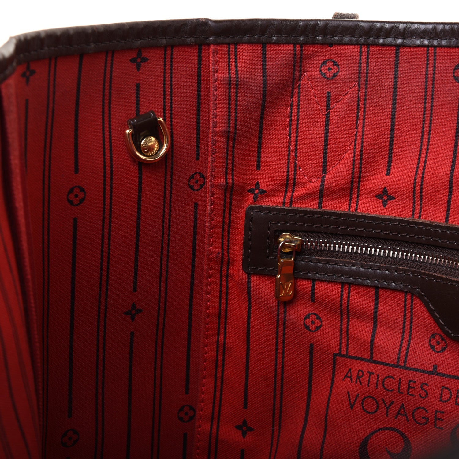Louis Vuitton Damier Ebene Neverfull MM 10 of 30