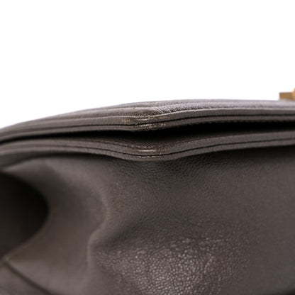 Chanel Caviar Quilted Medium Boy Flap Khaki 8 of 13