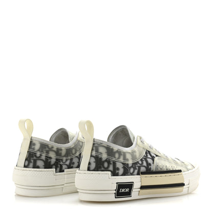 Christian Dior Technical Canvas Oblique B23 Low Top Sneaker 39 White Black 5 of 8