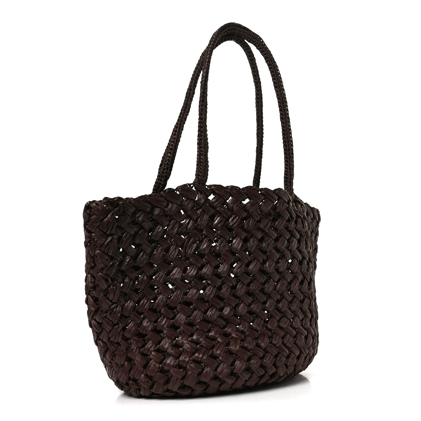 Raffia Estelle Two Bag Espresso