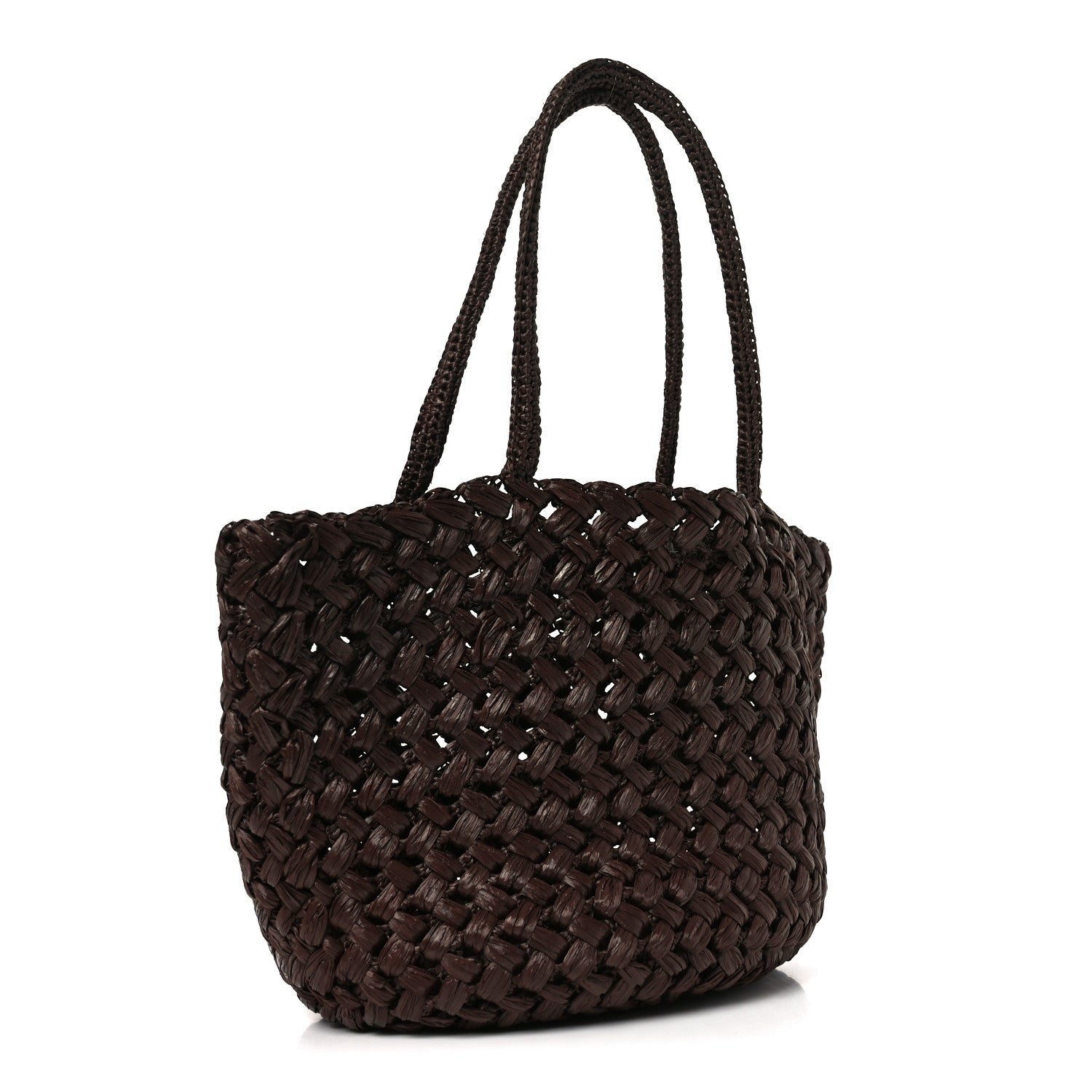 The Row Raffia Estelle Two Bag Espresso 3 of 10