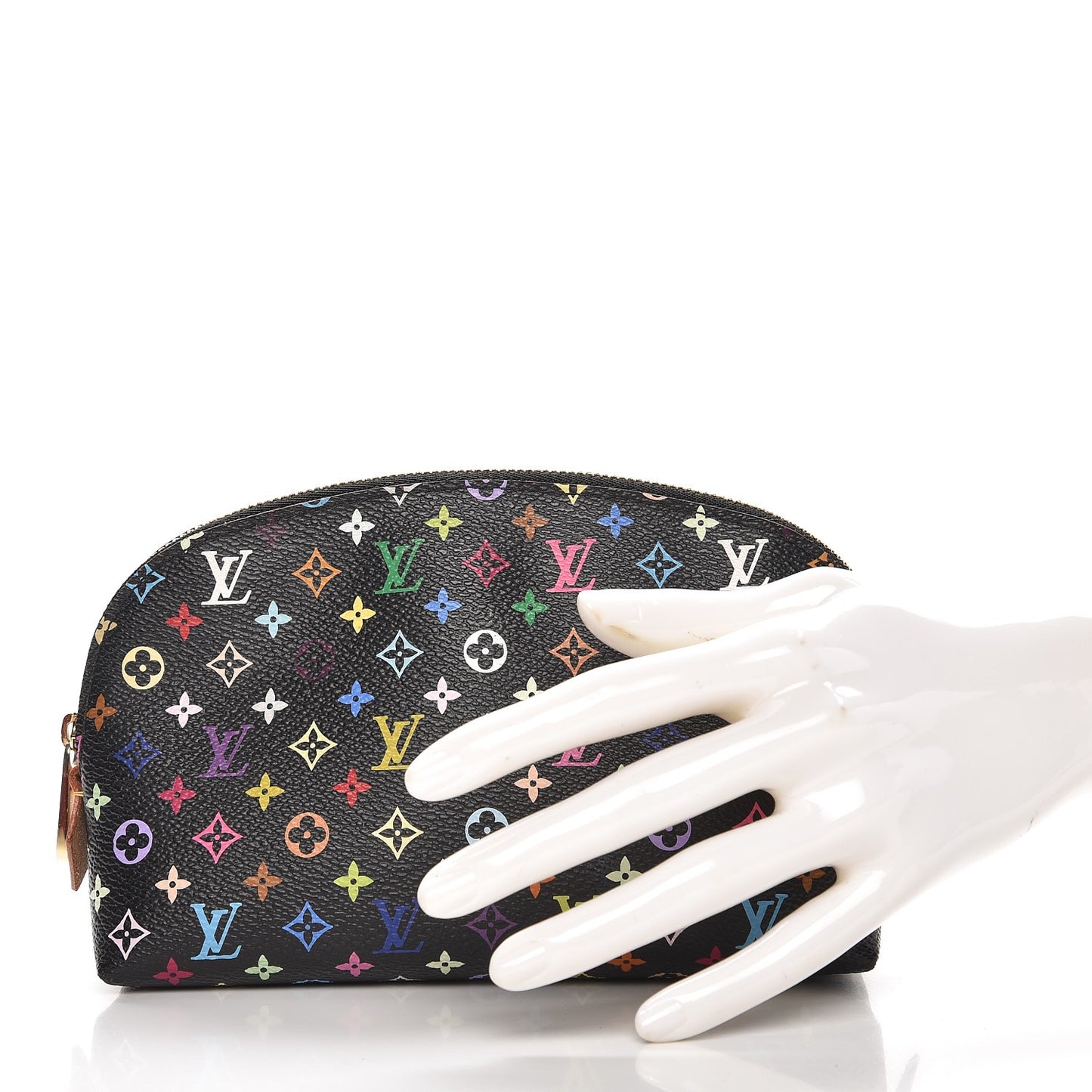 Monogram Multicolor Cosmetic Pouch Black Grenade