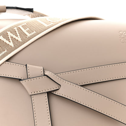 Loewe Soft Calfskin Jacquard Small Gate Crossbody Bag Sand 7 of 10