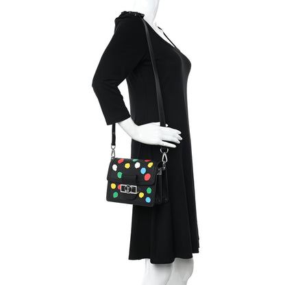 Louis Vuitton LV X YK Taurillon Dots Dauphine Mini Black 2 of 10