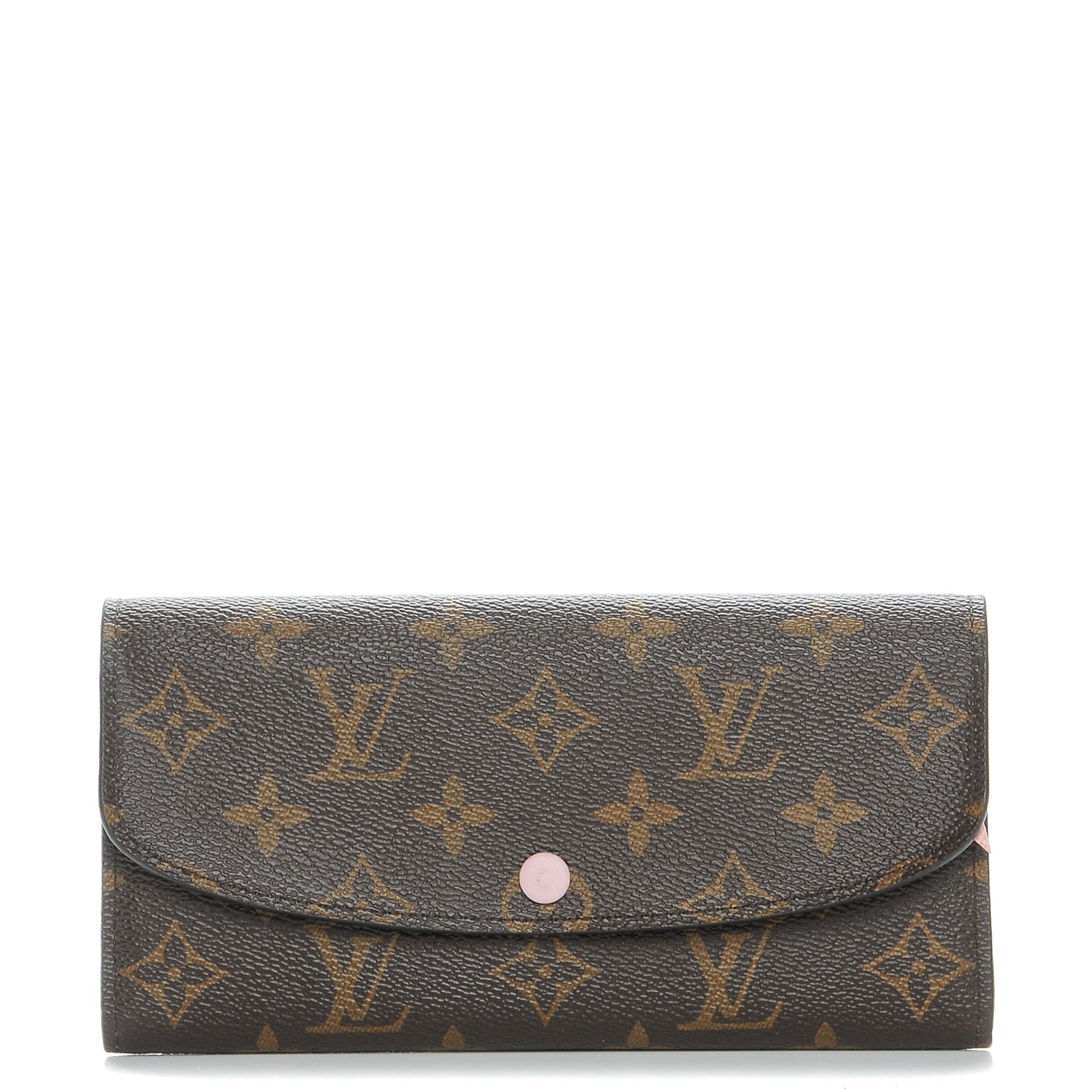 Monogram Emilie Wallet Rose Ballerine