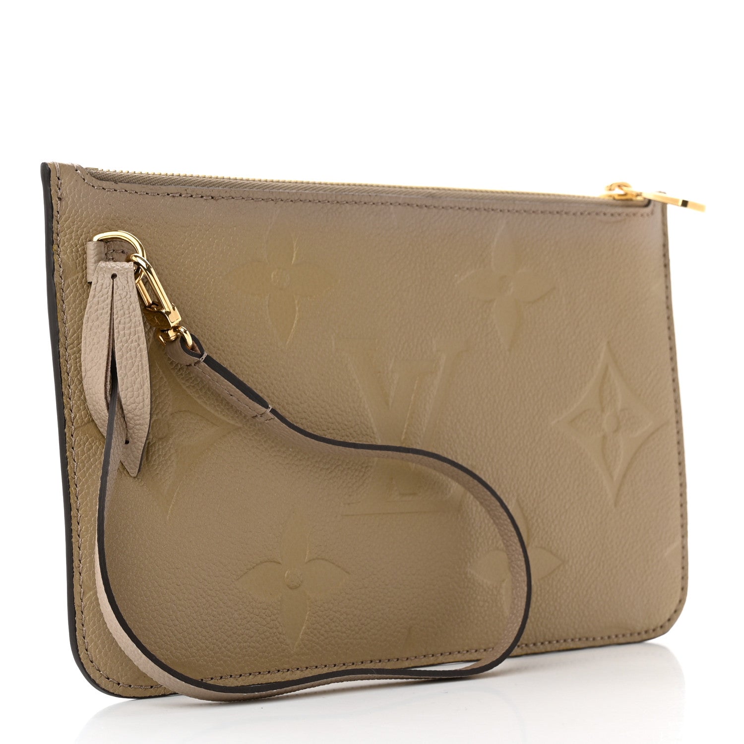 Louis Vuitton Empreinte Monogram Giant Neverfull MM Pochette Tourterelle 3 of 7