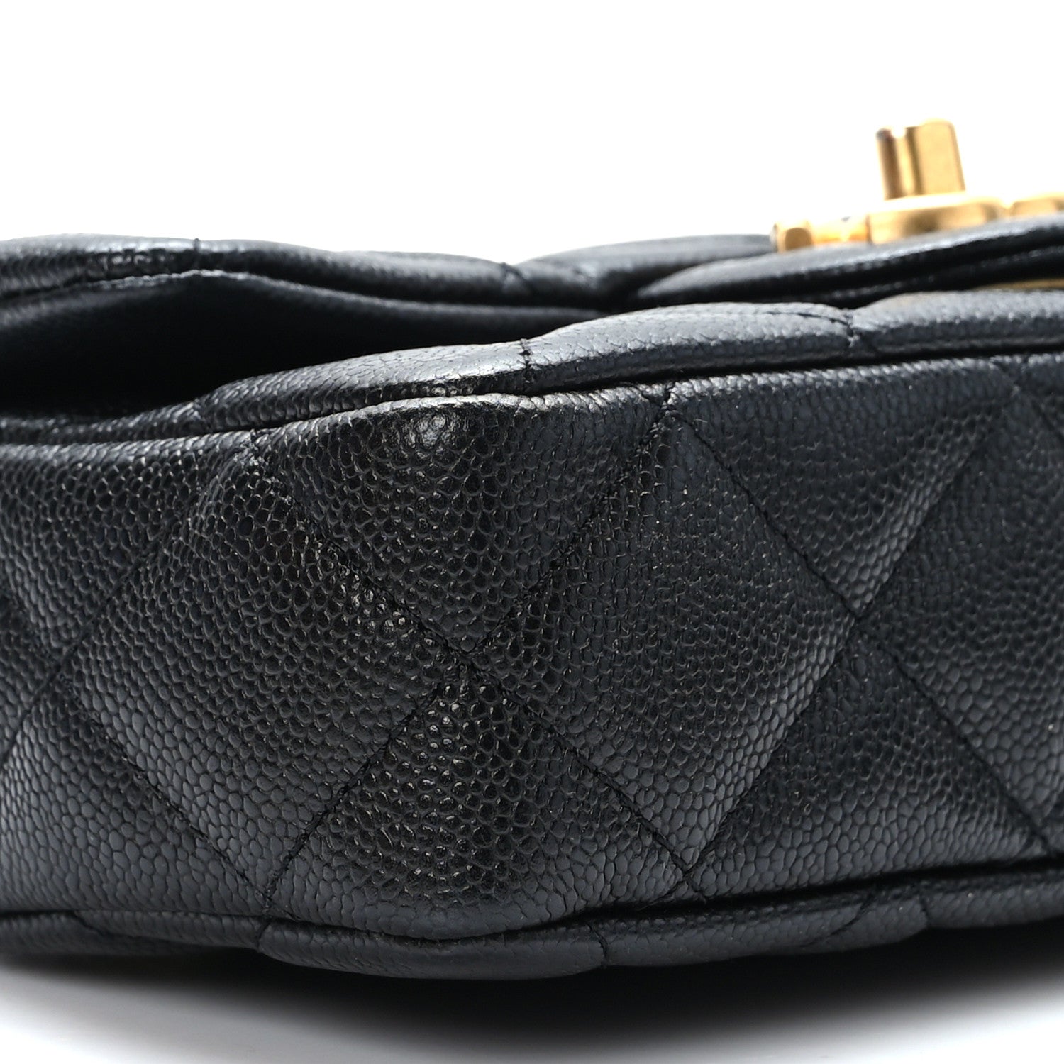Chanel Caviar Quilted Mini Sweetheart Rectangular Flap Black 7 of 9