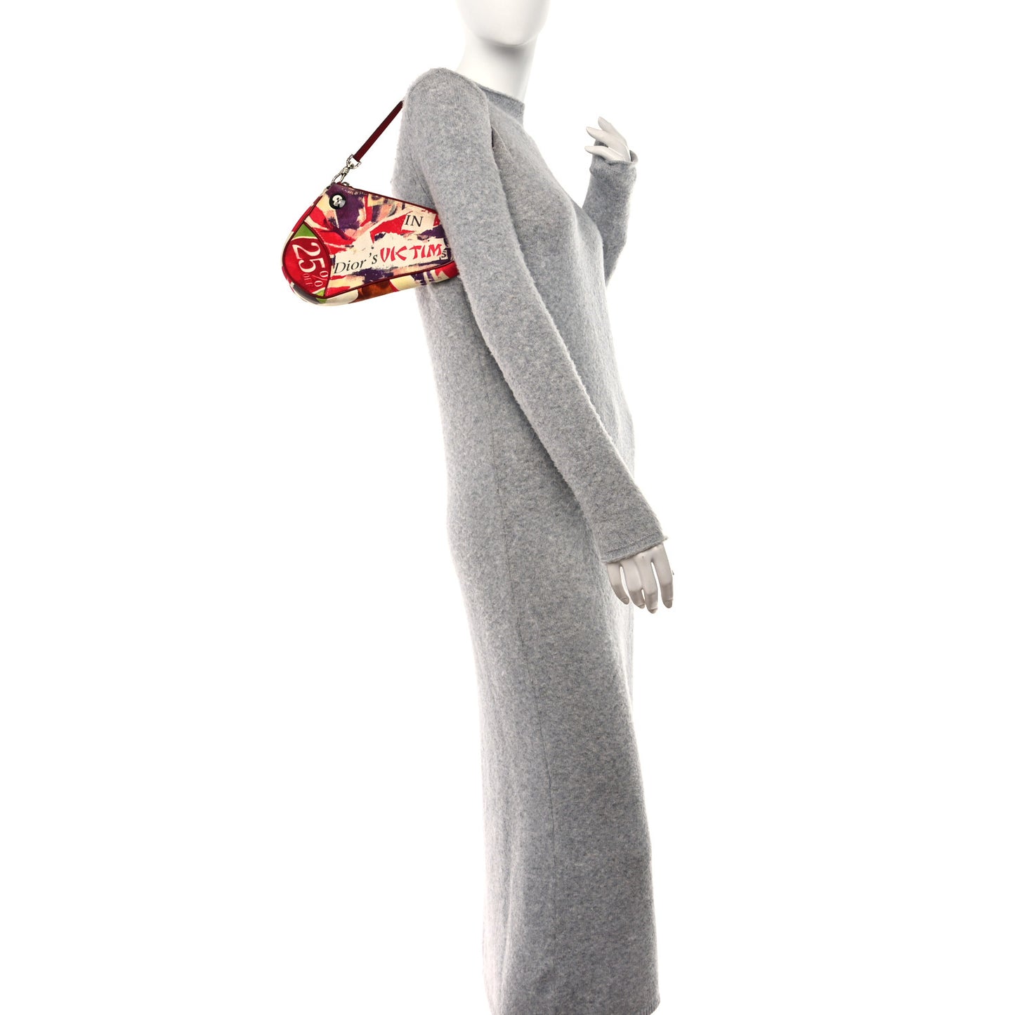 Canvas Le Victim Mini Saddle Pochette Red