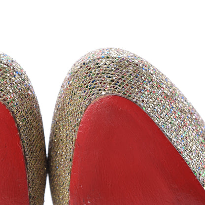 Christian Louboutin Glitter Bibi 140 Pumps 39 Gold 10 of 11