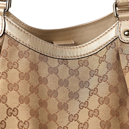 Gucci Monogram Large Sukey Tote Champagne 13 of 15