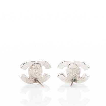 Chanel Pearl CC Earrings Silver 3 of 4