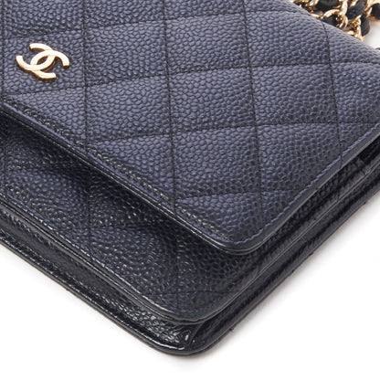 Chanel Caviar Quilted Wallet On Chain WOC Black 5 of 10