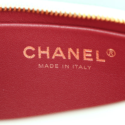 Chanel Calfskin Chick Studs Clutch Green 6 of 11