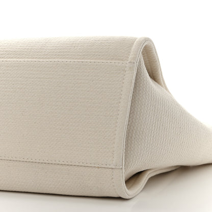 Chanel Mixed Fibers Medium Deauville Tote White 11 of 12