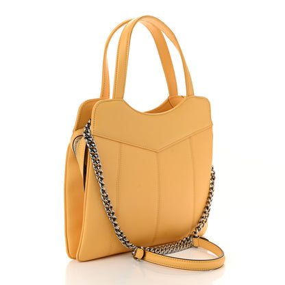 Gucci Senna Calfskin Petite GG Small Tote Bag Sunny Yellow 3 of 11