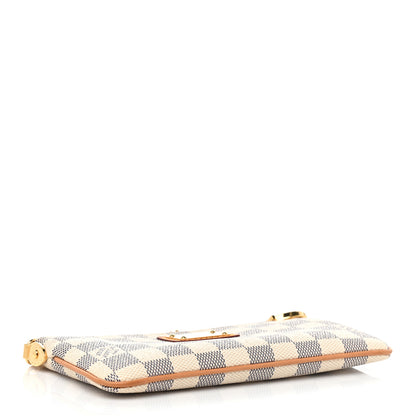 Louis Vuitton Damier Azur Pochette Milla MM 4 of 7